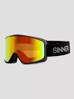 SINNER Sin Valley Matte Black (+Bonus Lens) Goggle