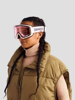 SINNER Sin Valley S Matte White (+Bonus Lens) Goggl -Professional Ski Equipment Store SinValleySMatteWhiteBonusLensGoggl 2